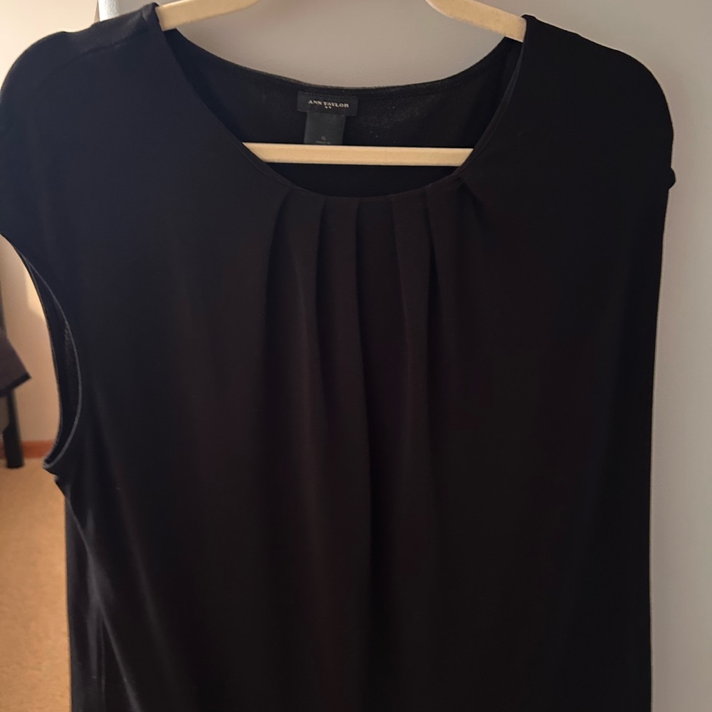 Ann Taylor Classic Black Blouse